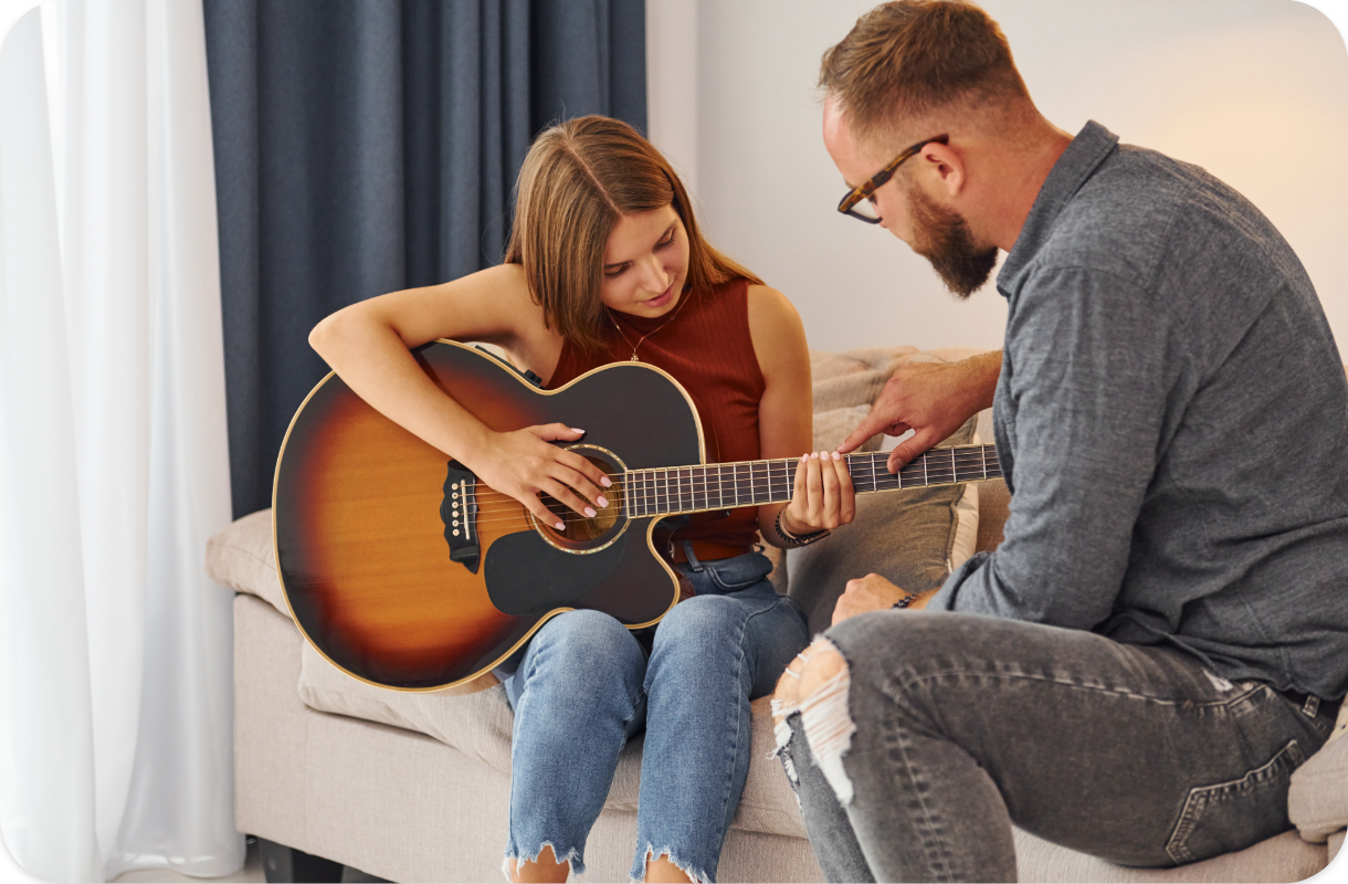 Clases de guitarra a domicilio en El Escorial