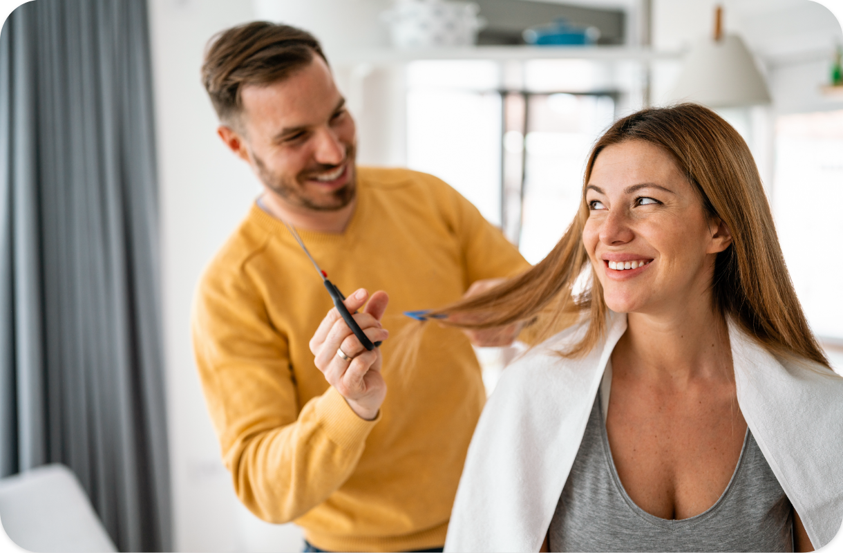 Peluquería a domicilio en Arganda del Rey