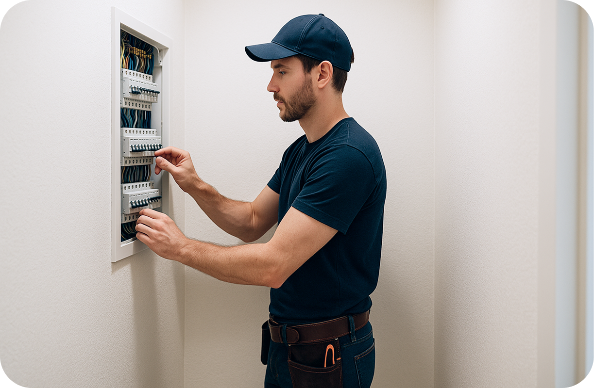Electricistas a domicilio en Madrid